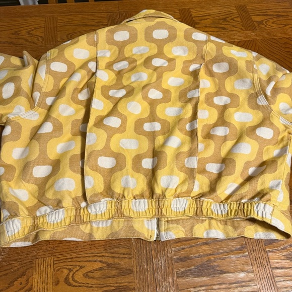 Big Bud Press Jacquard Yellow Printed Ricky Jacket 0XL Cropped Vintage Inspired - Picture 12 of 16